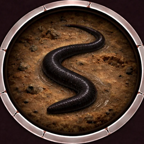 Чорний червʼяк