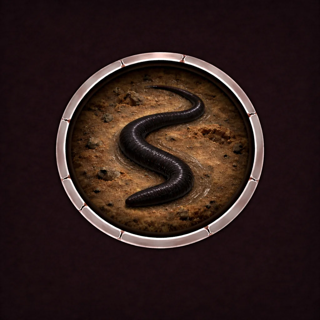 Чорний червʼяк